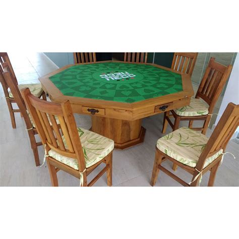 jogo mesa madeira